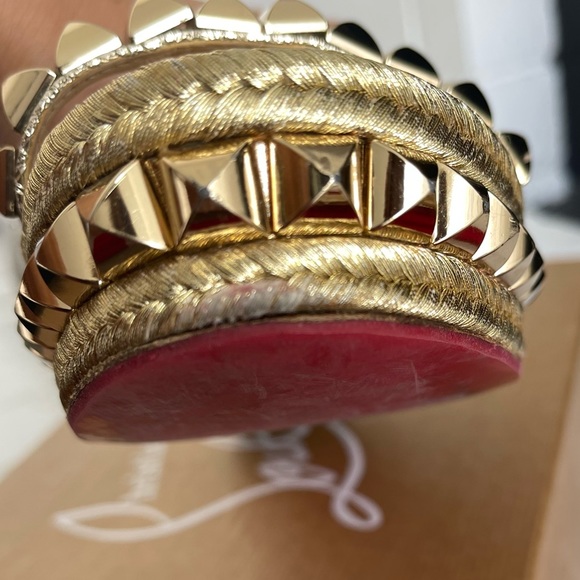 Christian Louboutin CATACLOU 60 SPECCHIO VINTAGE G068
VERS PLATINE/LIGHT GOLD - Picture 5 of 9